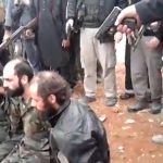 【閲覧注意】テロリストがシリア兵士達を1人ずつ射殺するグロ動画。