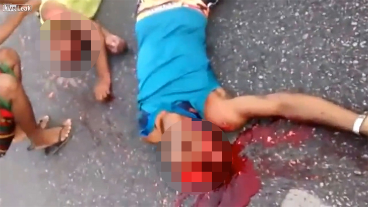 【超！閲覧注意】ノーヘル2ケツのバイクで事故を起こすとこうなる。