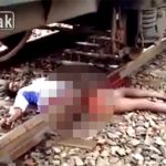 【閲覧注意】電車で真っ二つになった男性。それをスマホで撮影しまくる野次馬のグロ動画。