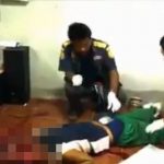 【超！閲覧注意】ピッケルで背後から頭をカチ割られたグロ動画。