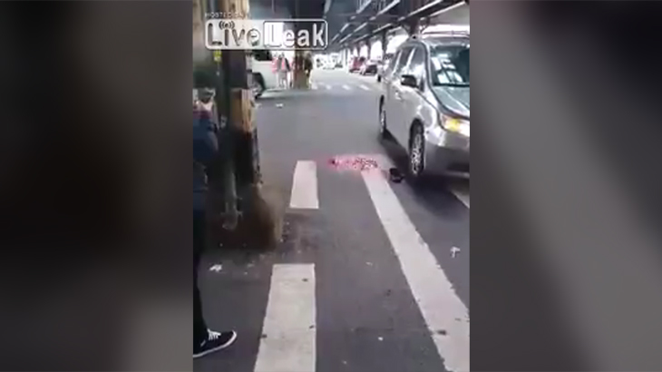 人身事故が起きた線路の下には、血の雨が降る。