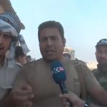 ISISを射殺する様子を中継する中東のテレビ番組。