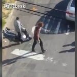 街中での喧嘩。明らかに殺そうとしてるやり過ぎなリンチ。