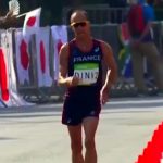 【閲覧注意】漏らしてしまった競歩選手。便意に耐えきれず。