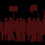 抗議活動をする障害者達、警察官と衝突。