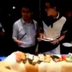 ほんとに “女体盛り” する映像とか初めて見た･･･。