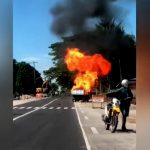 軽トラの荷台に積んだ “ガスボンベ” が爆発するとこうなる。