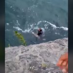 ナイアガラの滝で恐ろしい映像が撮影される。