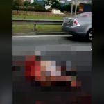 【超！閲覧注意】ここまでグロいバイク事故の現場って見たことない･･･。