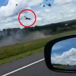 【衝撃映像】酔っ払った男、高速道路をバイクで “逆走” した結果･･･。