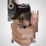 【超！閲覧注意】警察官「公務執行妨害だ！」→ 銃で男の頭を撃ち抜いてしまうグロ動画。