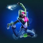 道路でダンスを披露する女の子、おもいっきり轢かれてしまう。