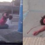 路上で喧嘩するこの女、ヤバ過ぎるだろ･･･。
