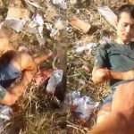 【閲覧注意】パンを盗んだ少年、”両手両足” を折られてしまうグロ動画。