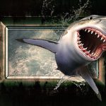 【超！閲覧注意】サメに襲われてしまうと人間はひとたまりもない。