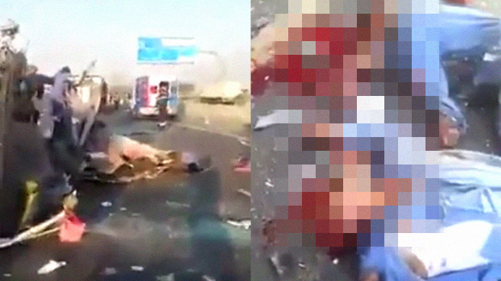 【閲覧注意】13人の作業員が死亡した現場を撮影したグロ動画･･･。