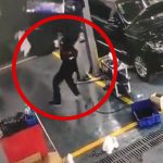 【衝撃映像】高級車ロールス・ロイスの修理中、車に潰されてしまった作業員。