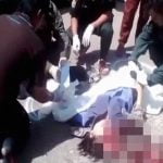 【超！閲覧注意】スクーターに乗った女の子、脳みそ飛び出して死亡したグロ動画。