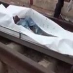 【閲覧注意】列車に轢かれた男性。胴体真っ二つのグロ動画。