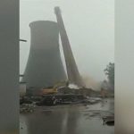 爆破解体失敗。関係ない建物まで破壊してしまったアクシデント映像。