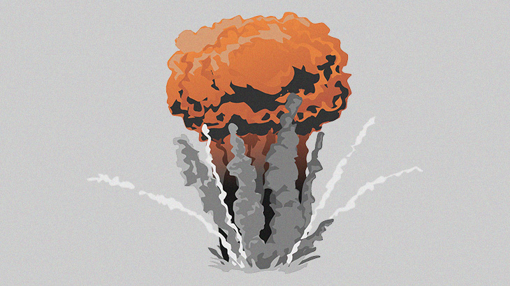 【閲覧注意】自分が設置していた地雷が爆発して死亡した兵士のグロ動画。