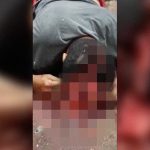 【閲覧注意】ショットガンで頭を撃たれて死亡した男性のグロ動画。