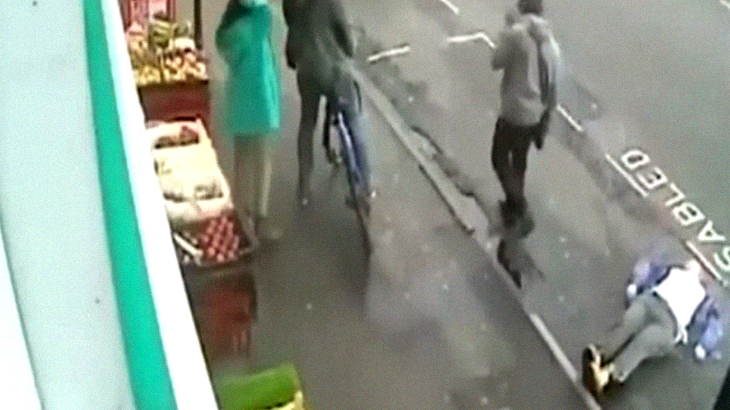 「歩道を自転車で走るな！」と注意した男性、ワンパンで殺される。