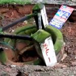 古くから存在していた井戸、ボッシュートされてしまう。