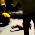 【衝撃映像】赤ちゃんをバイクに叩きつけるクズすぎる父親。