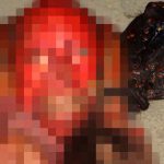 【超！閲覧注意】顔の皮膚を剥がされた死体。店の前で撮影された恐ろしいグロ動画･･･。