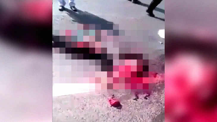 【超！閲覧注意】バスに轢かれた女性、首切断されヤバい姿に･･･。