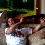 【超！閲覧注意】ライブ配信中にショットガン自殺した男の顔、吹き飛ばされる･･･。