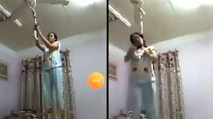 【閲覧注意】首つり自殺する様子をライブ配信した女の子。