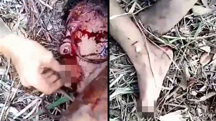 【閲覧注意】切断した自分の耳を食わされ、足の指を切断される男･･･。