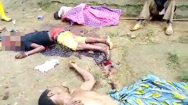 【閲覧注意】一家惨殺された現場を撮影したグロ動画。