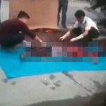 【閲覧注意】トラックに轢き殺された人間の死体を回収するお仕事･･･。