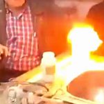 小学校にて化学反応で火を起こす授業中、大爆発を起こしてしまうアクシデント。