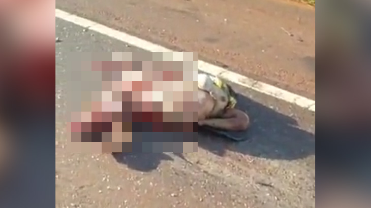 【超！閲覧注意】車に轢かれた人間の身体、グチャグチャすぎる･･･。