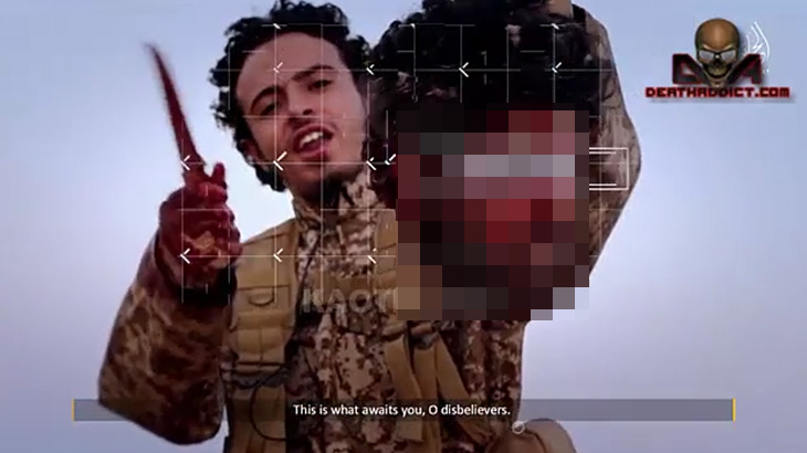 【閲覧注意】やたらカッコよく編集されたISISの斬首映像。