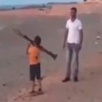 8歳の男の子による初めてのRPG（※対戦車ロケット弾の方）。