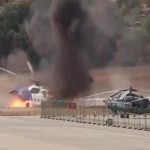 【衝撃映像】着陸に失敗したヘリコプター。2人が死亡したアクシデント映像。