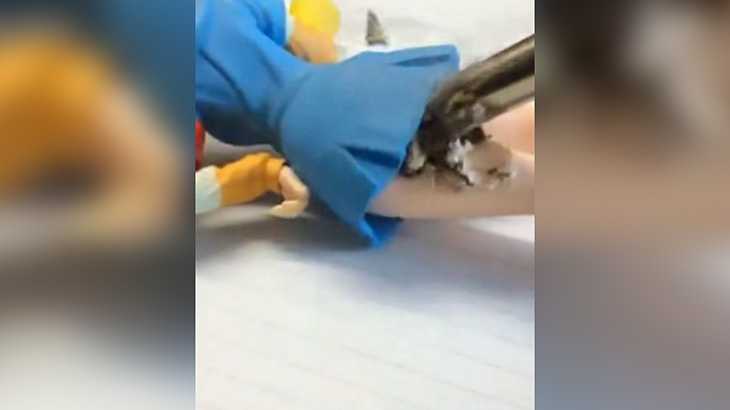 【狂気】人形のアソコに ?はんだごて? を何度も突き刺す日本人に世界が困惑･･･。