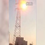 【衝撃映像】自殺するため鉄塔に登った女性、高圧電線により感電して落下･･･。