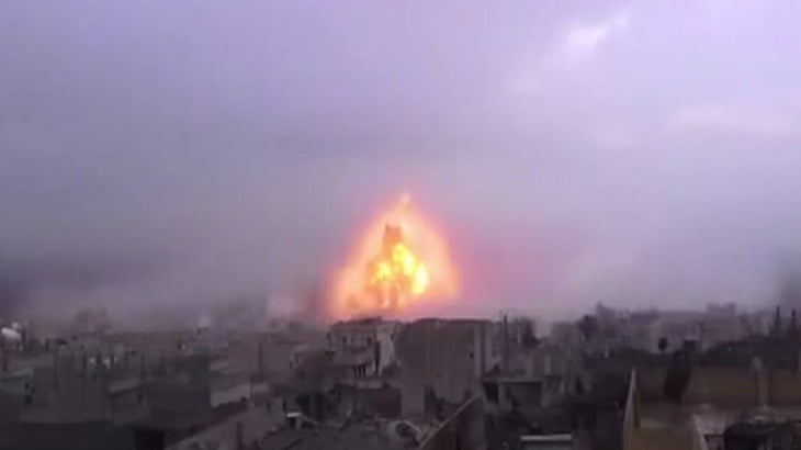 【衝撃映像】この自爆テロの威力、ヤバすぎるだろ･･･。