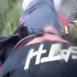 【衝撃映像】自転車でベースジャンプに挑戦した男性が大怪我するアクシデント映像。