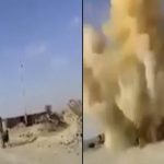 【衝撃映像】爆弾処理に失敗した処理班が吹き飛ばされてしまう瞬間。