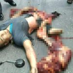 【閲覧注意】トラックと衝突事故を起こしたバイカーさん、ヤバい姿になって死亡･･･。