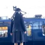 【衝撃映像】横浜市瀬谷駅で飛び込み自殺をTwitterで配信した女子高生の映像。