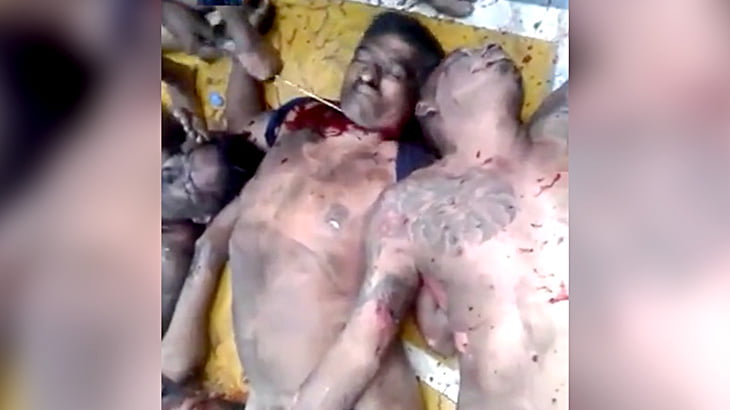 閲覧注意 ブラジルの刑務所内で男性囚人の首を切断するグロ動画 カルマニマ