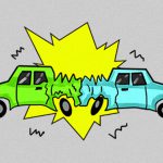 【閲覧注意】トラックに突っ込んだ車に乗っていた人間の顔、潰されてしまう･･･。